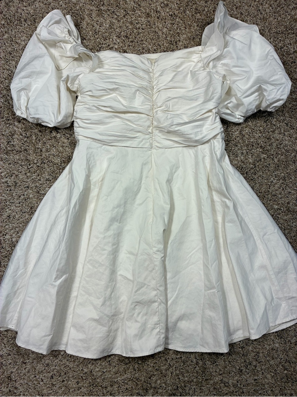 Prabal Gurung for JCPenney Puff Sleeve Off Shoulder Mini Dress - Picture 9 of 14